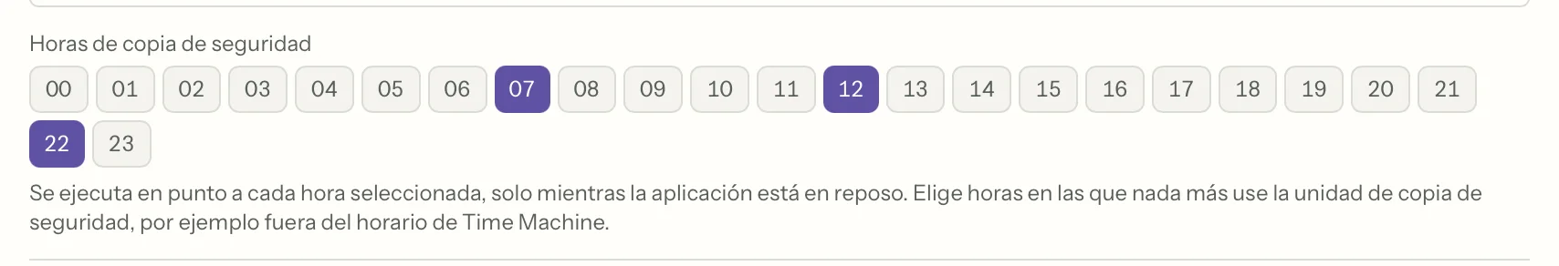 Copias programadas en MailVault, de cerca
