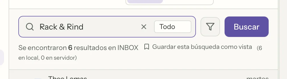 Búsqueda en MailVault, de cerca