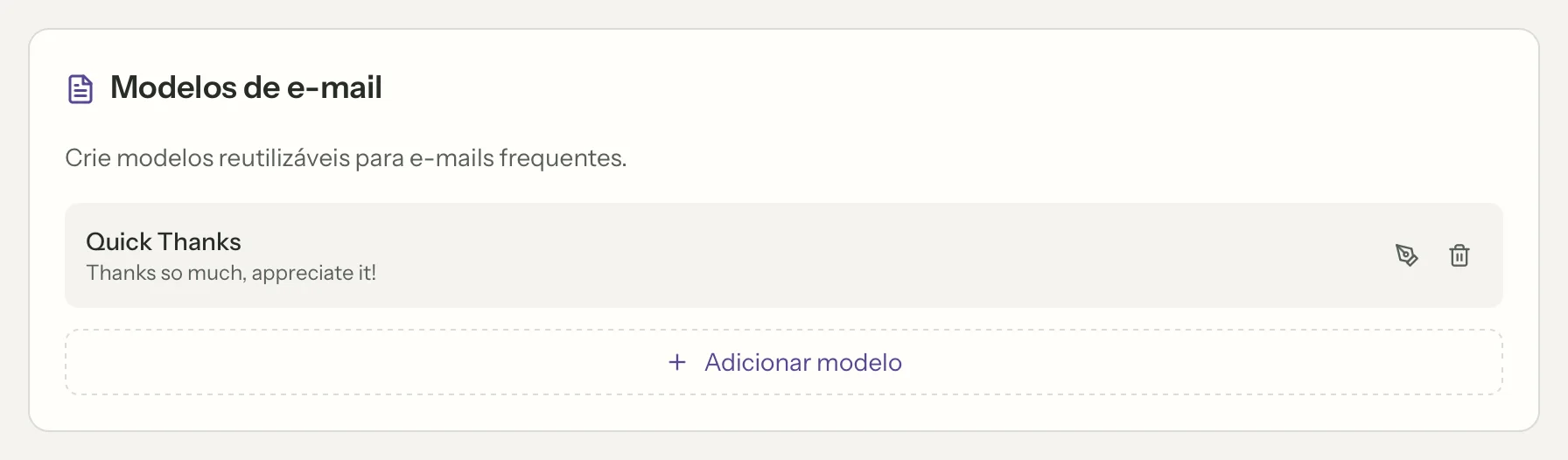 Modelos no MailVault, em detalhe